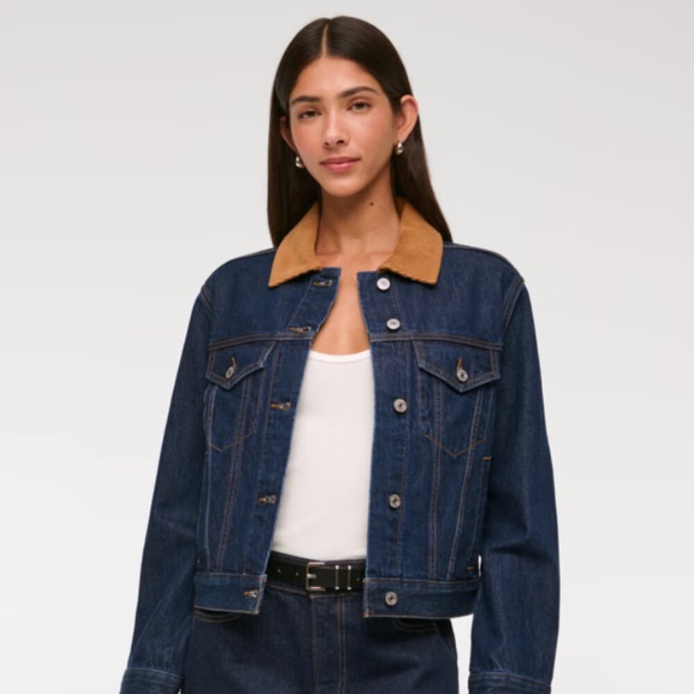 Abercrombie NWOT Denim Trucker Jacket